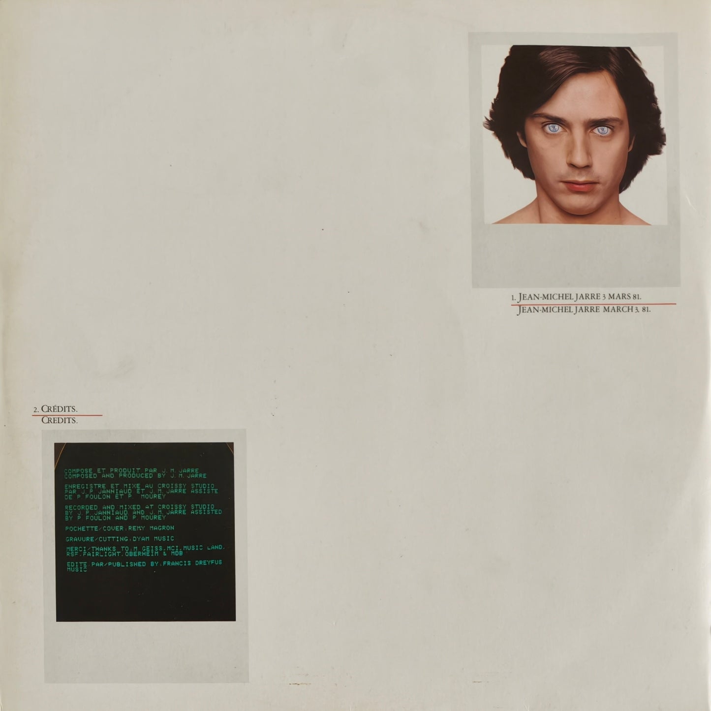JEAN MICHEL JARRE - Les Chants Magnétiques = Magnetic Fields