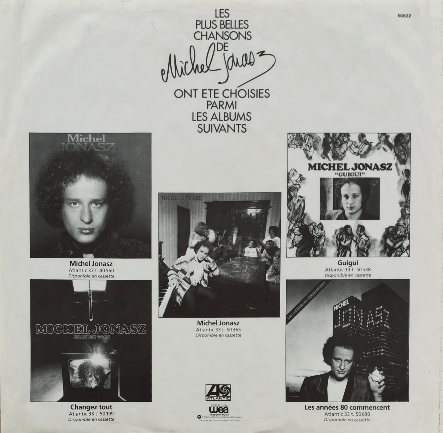 MICHEL JONASZ - Les Plus Belles Chansons De Michel Jonasz