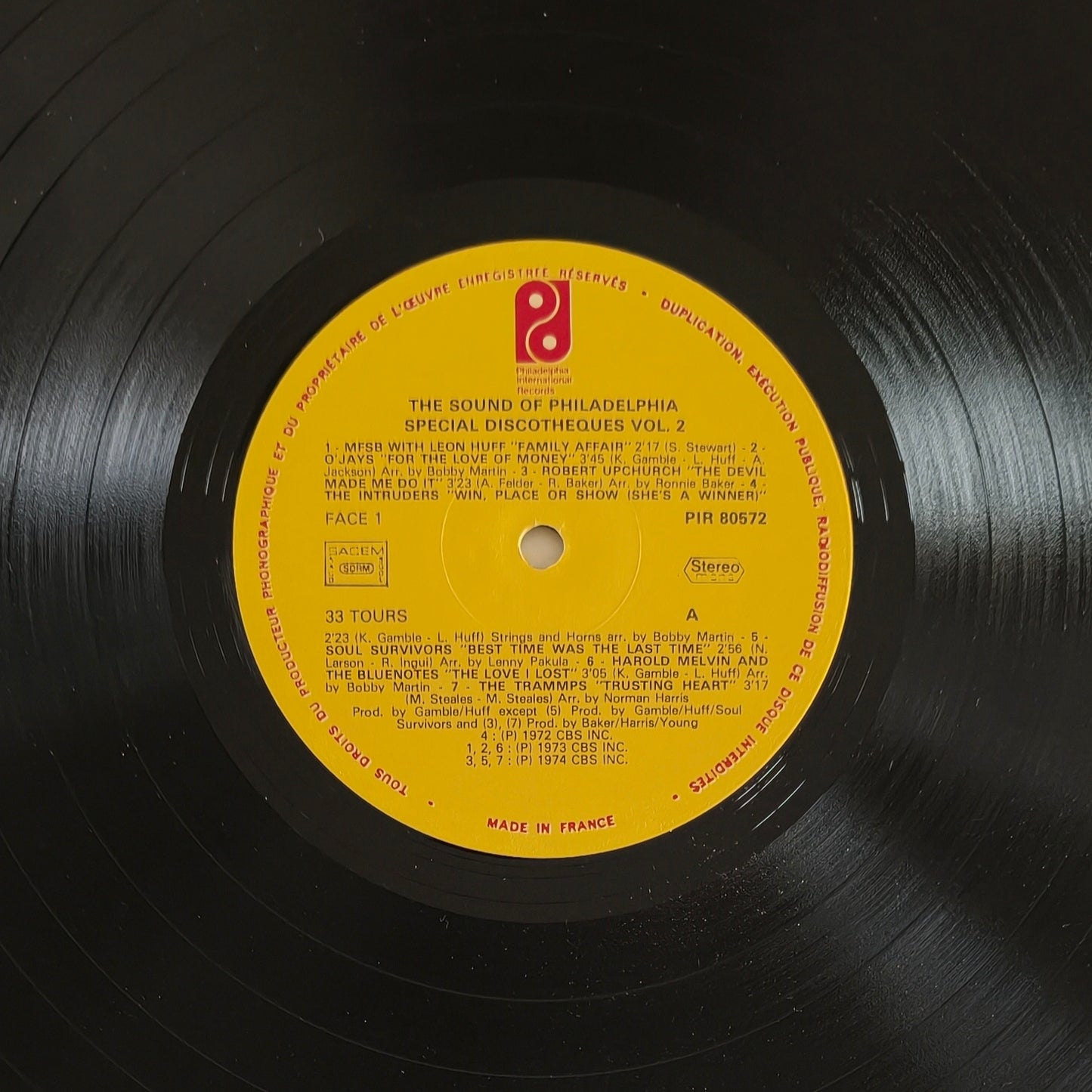 PHILADEPHIA SOUND SPECIAL DISCOTHEQUE VOL.2