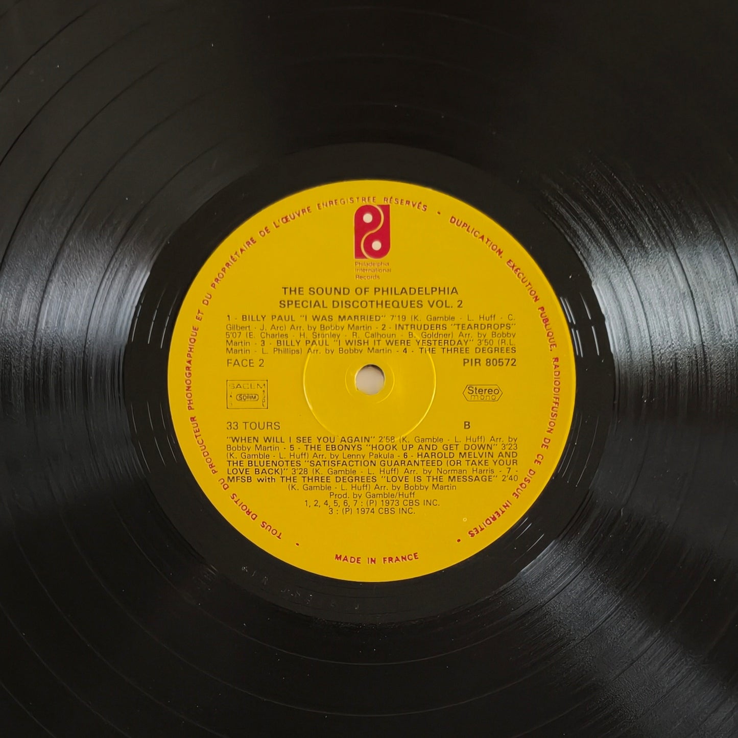 PHILADEPHIA SOUND SPECIAL DISCOTHEQUE VOL.2