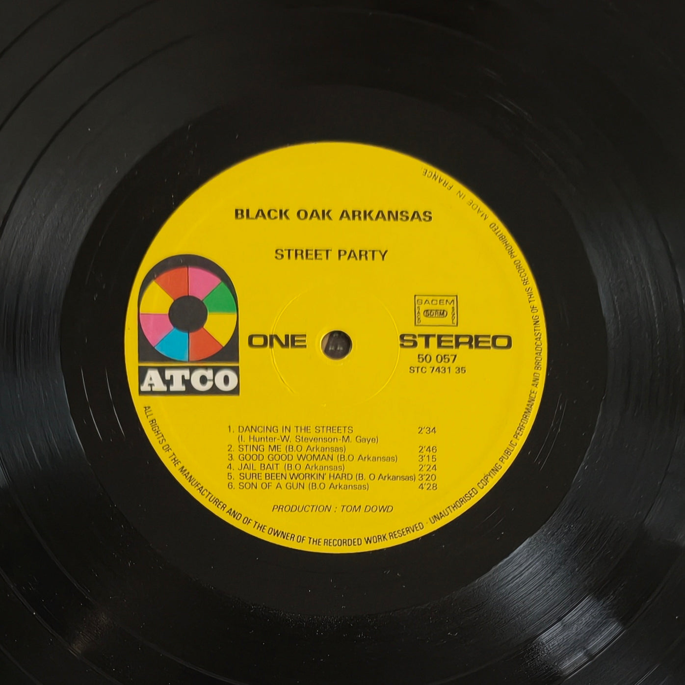 BLACK OAK ARKANSAS - Street Party