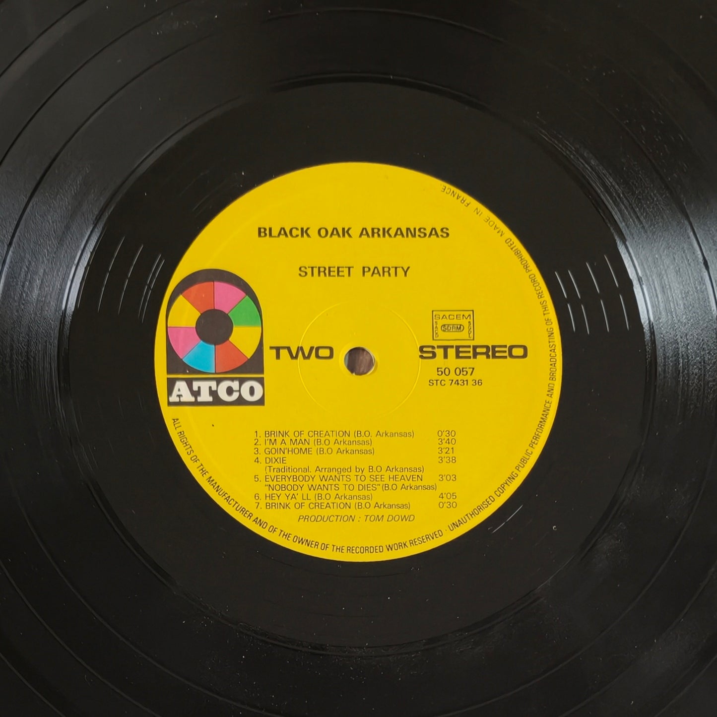 BLACK OAK ARKANSAS - Street Party