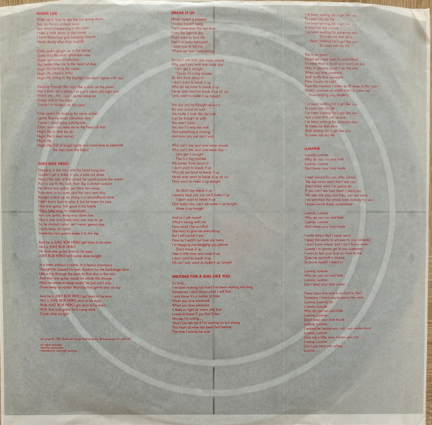 FOREIGNER - 4