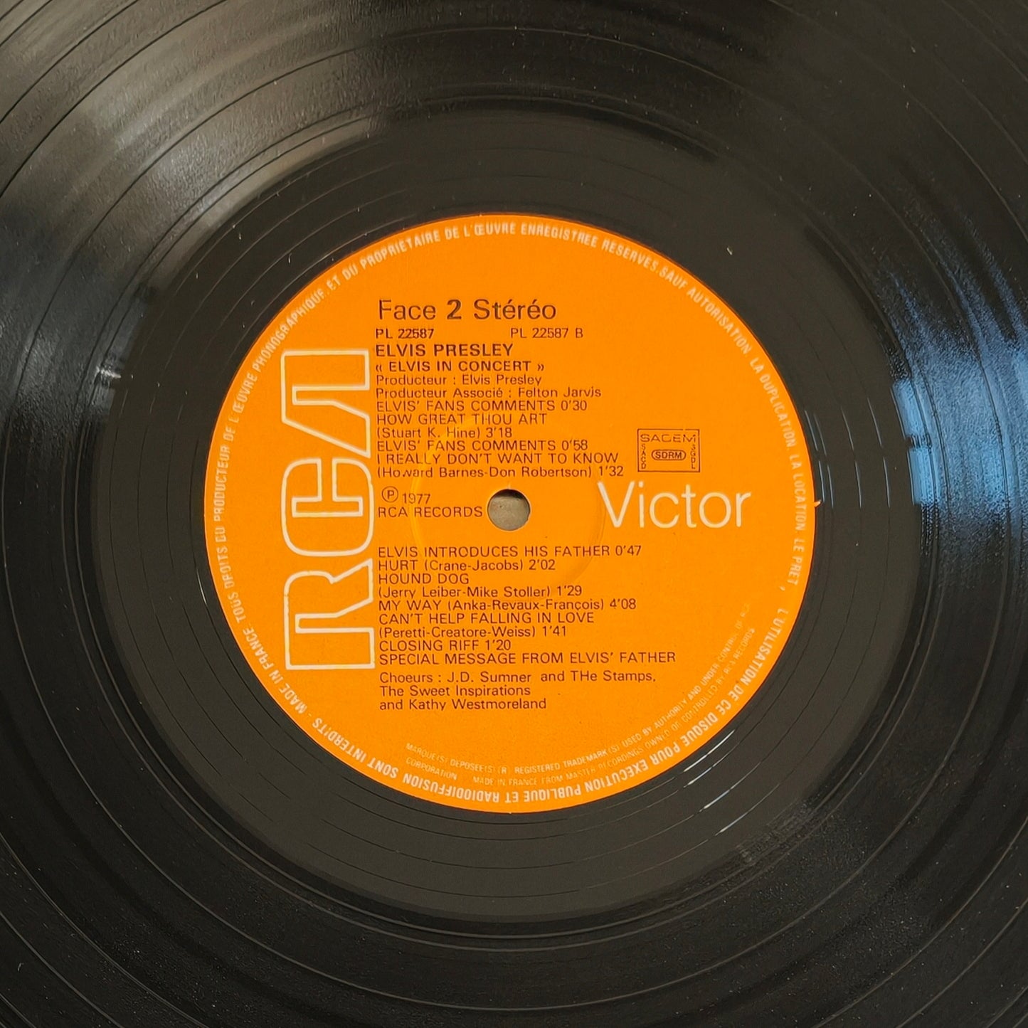 ELVIS PRESLEY - Elvis In Concert
