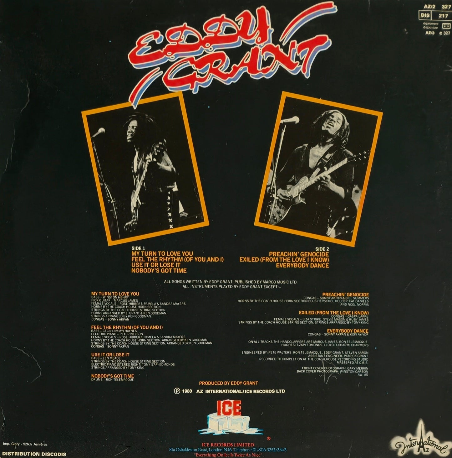 EDDY GRANT - Love In Exile