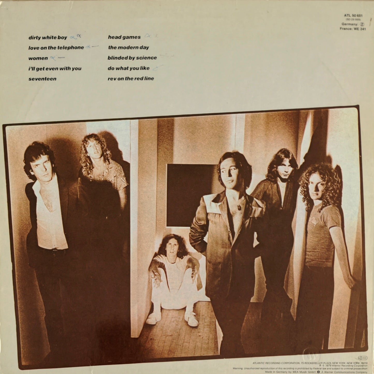 FOREIGNER - Head Games
