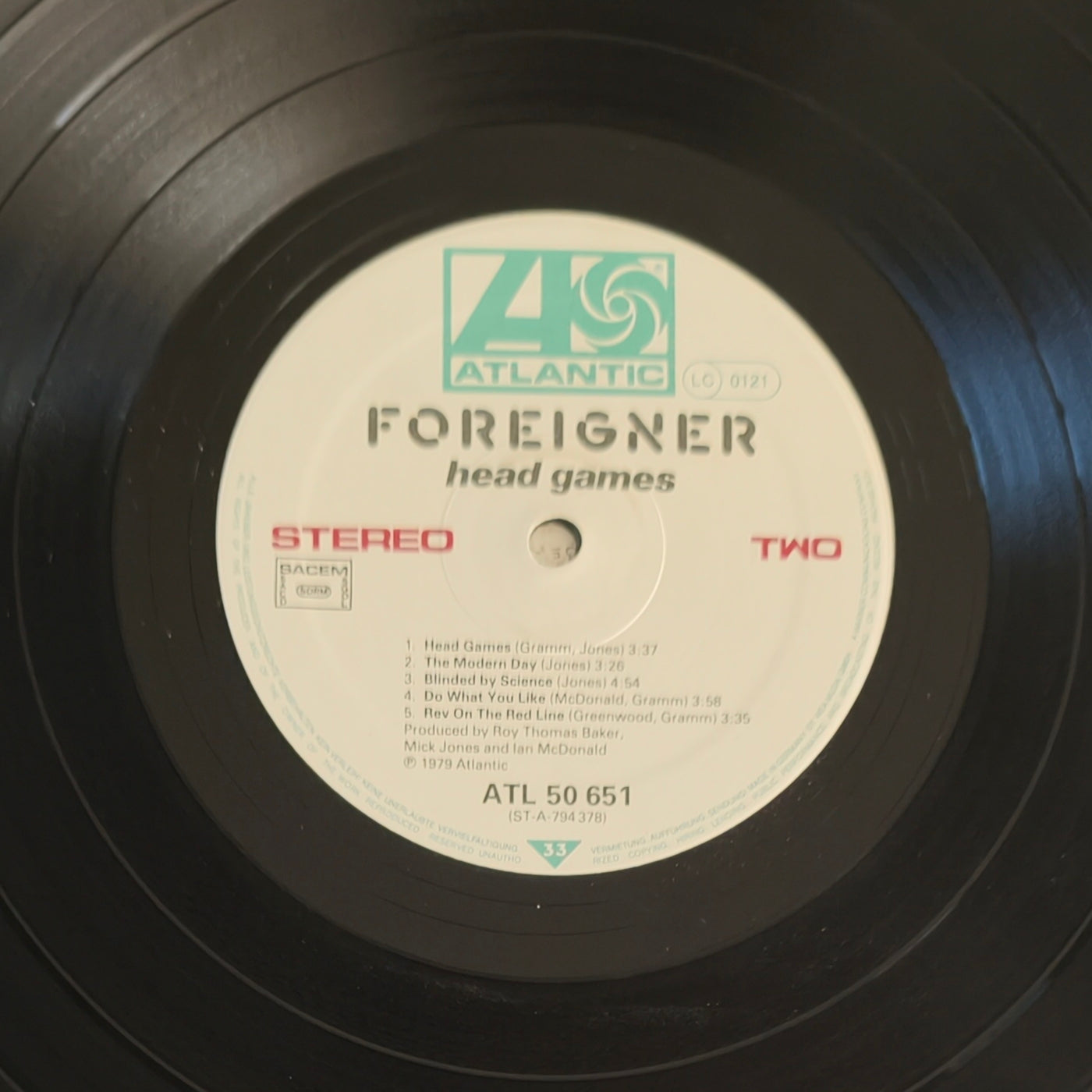 FOREIGNER - Head Games