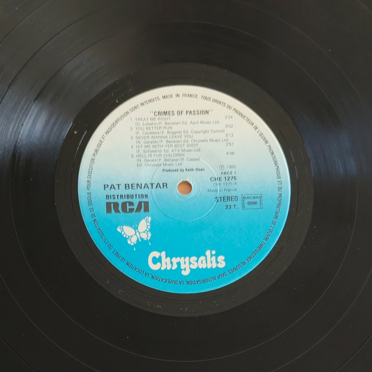PAT BENATAR - Crimes Of Passion