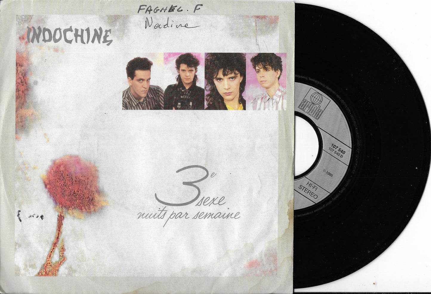 INDOCHINE - 3e Sexe / 3 Nuits Par Semaine