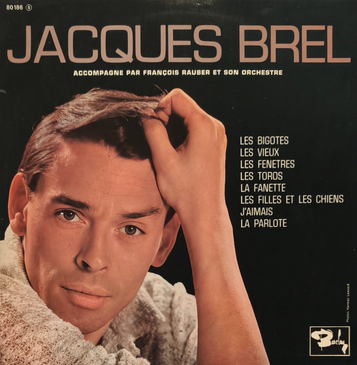 JACQUES BREL - Les Bigotes (Format 10 pouces 25 cm)