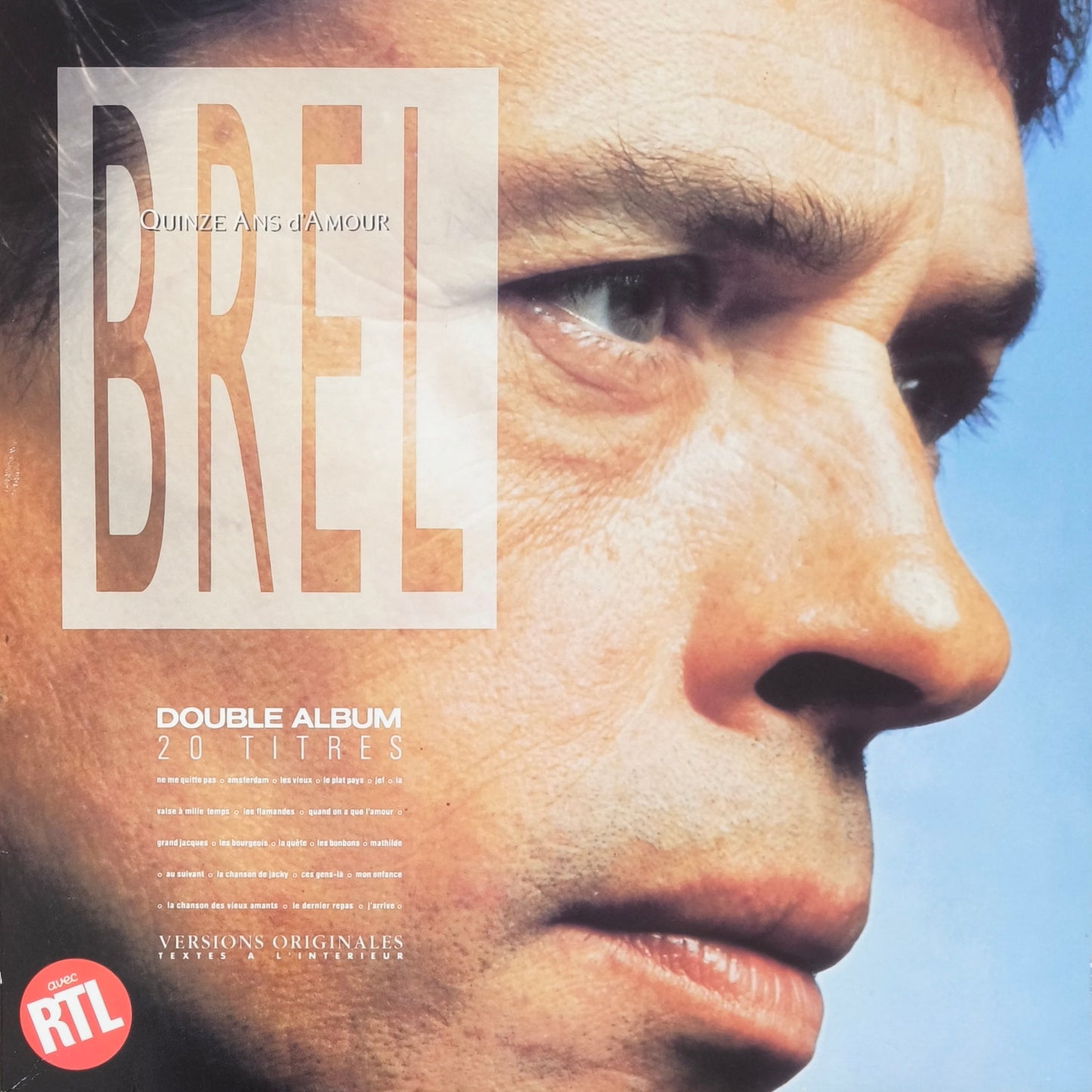 JACQUES BREL - Quinze ans d'amour