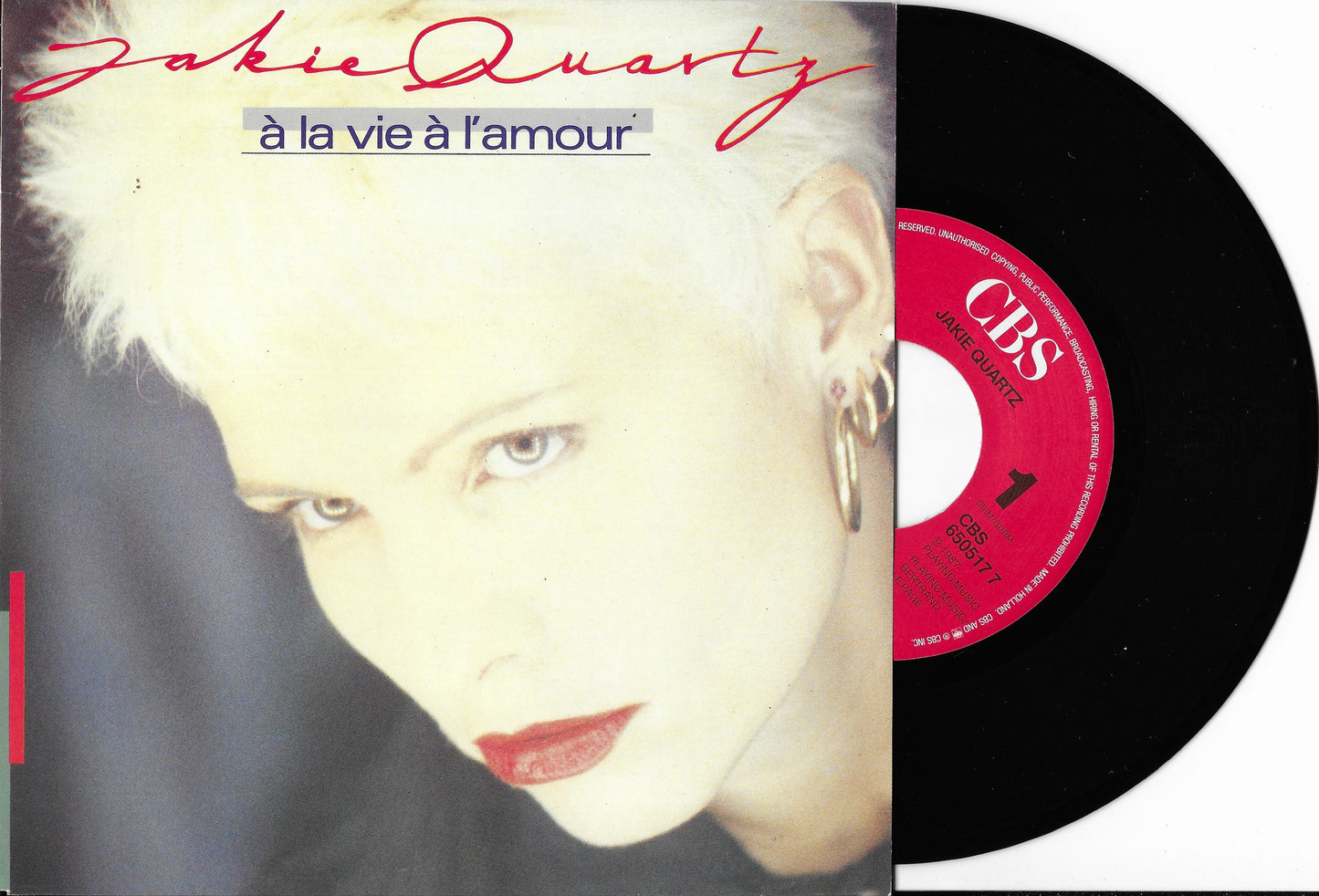 JAKIE QUARTZ - À La Vie, À L'amour