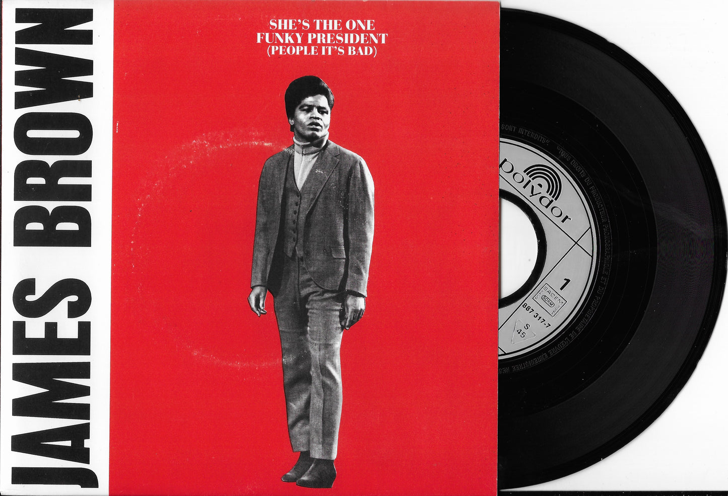 JAMES BROWN -  She's The One / Funky President (People It's Bad)