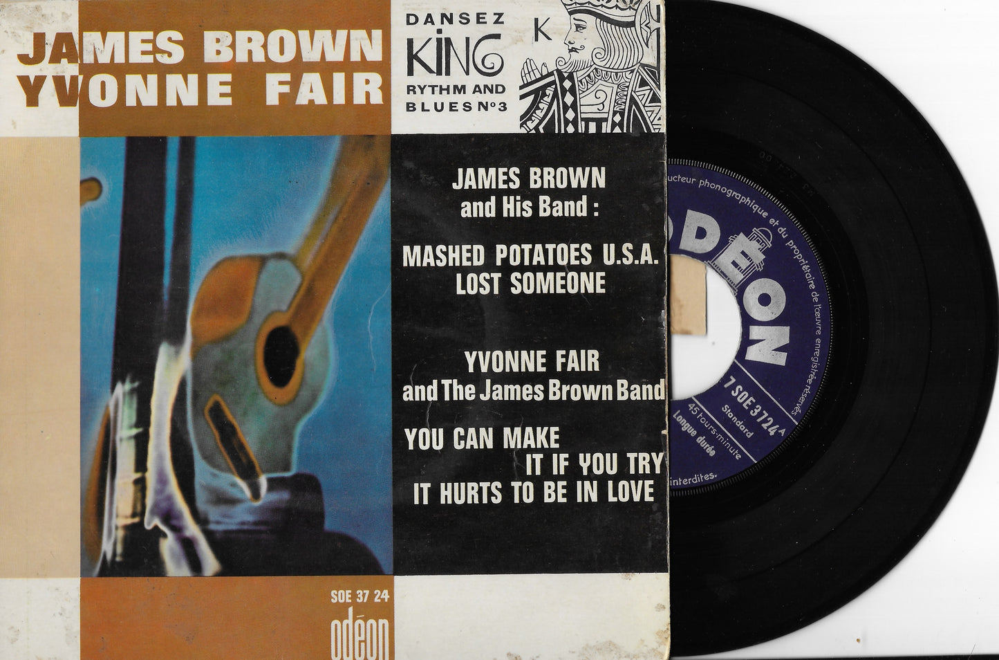 JAMES BROWN And His Band, YVONNE FAIR - Dansez KING Rythm And Blues No.3