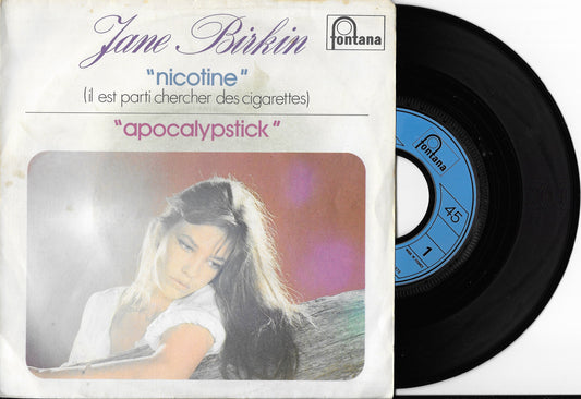JANE BIRKIN - "Nicotine" (Il Est Parti Chercher Des Cigarettes) / "Apocalypstick"