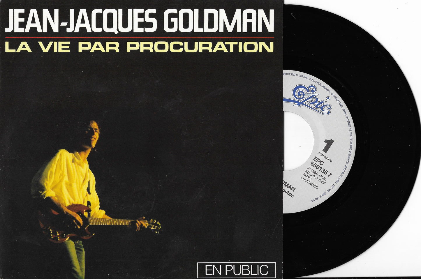 JEAN JACQUES GOLDMAN - La Vie Par Procuration (En Public)