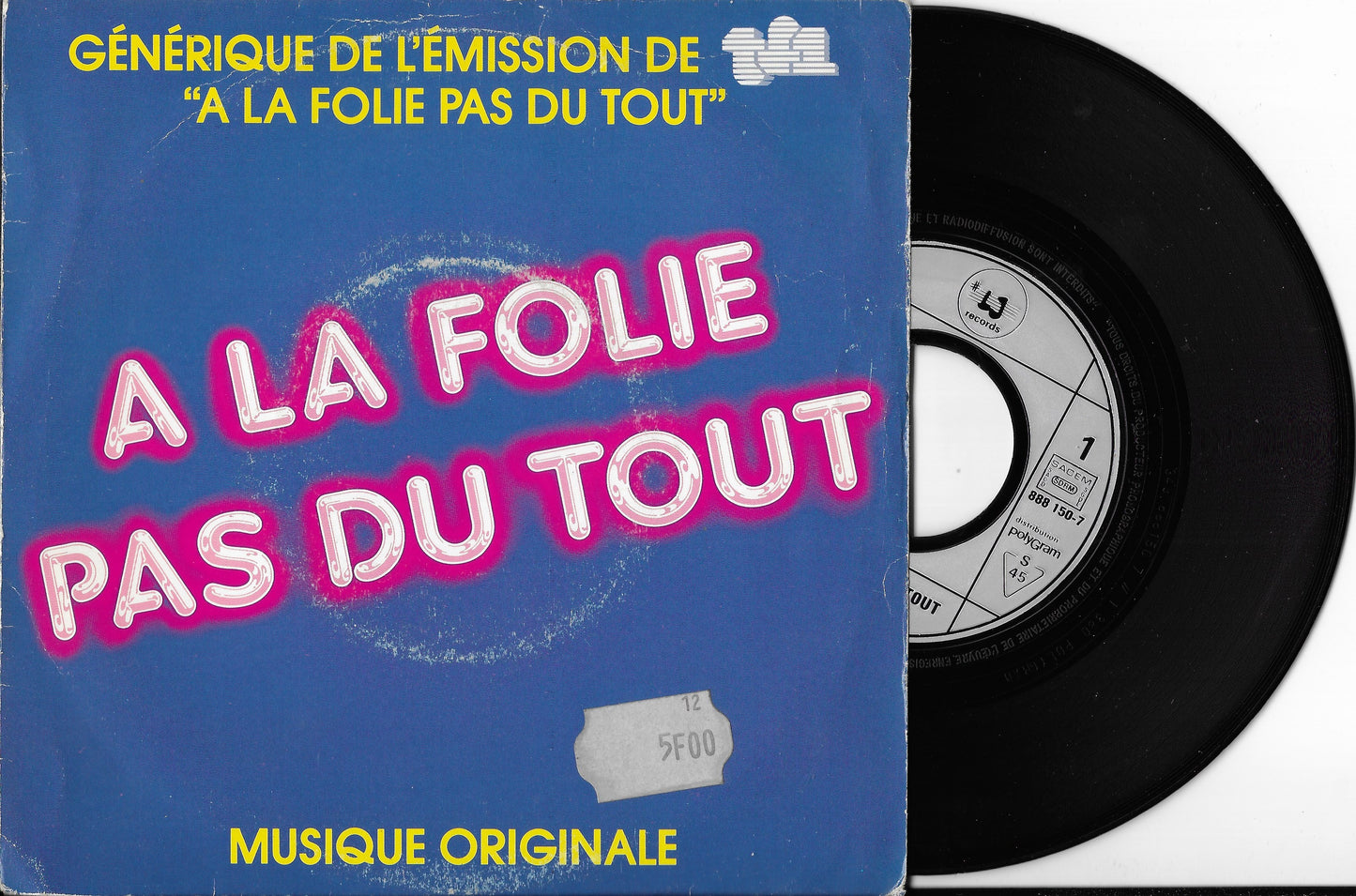 JEAN LAHCENE - A La Folie Pas Du Tout