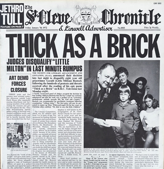 JETHRO TULL - Thick As A Brick