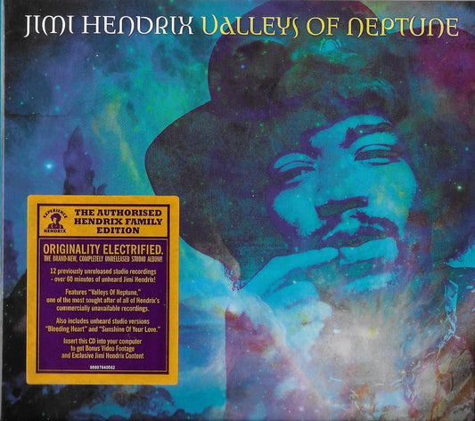 JIMI HENDRIX - Valleys Of Neptune (digipack)