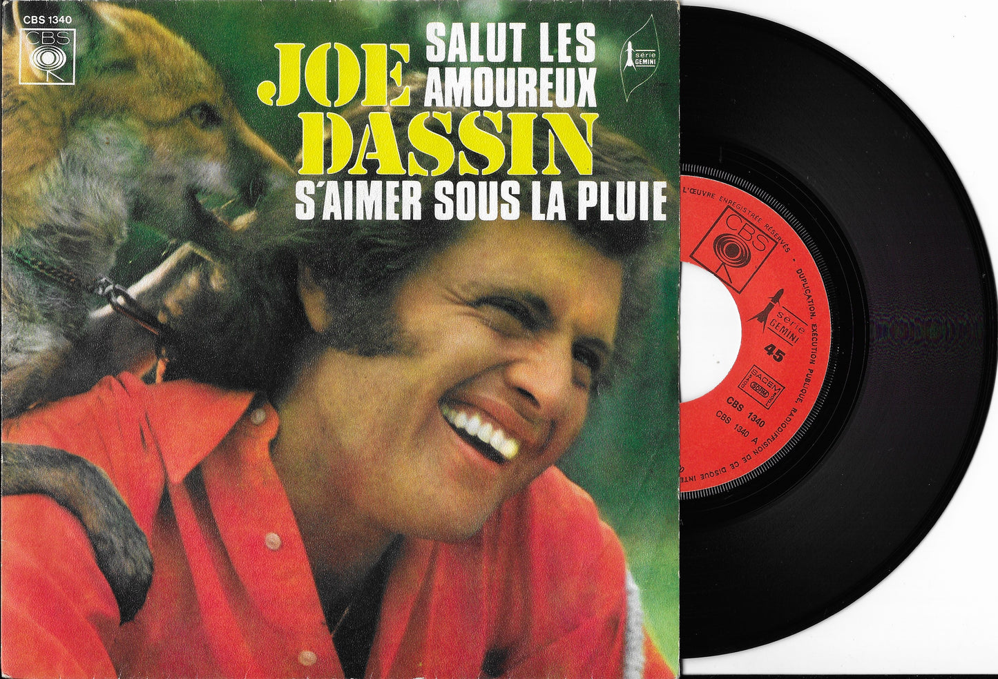 JOE DASIN - Salut Les Amoureux / S'aimer Sous La Pluie