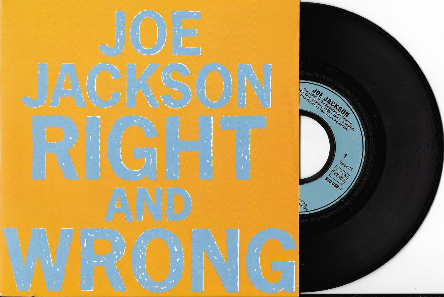 JOE JACKSON - Right And Wrong