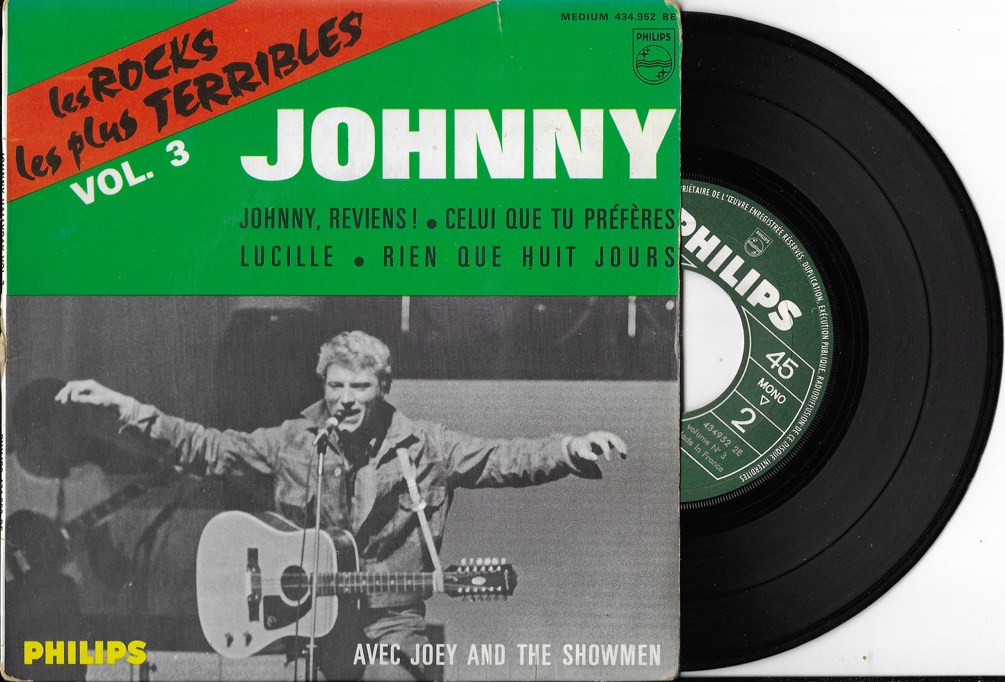 JOHNNY HALLYDAY - Les Rocks Les Plus Terribles Vol. No 3