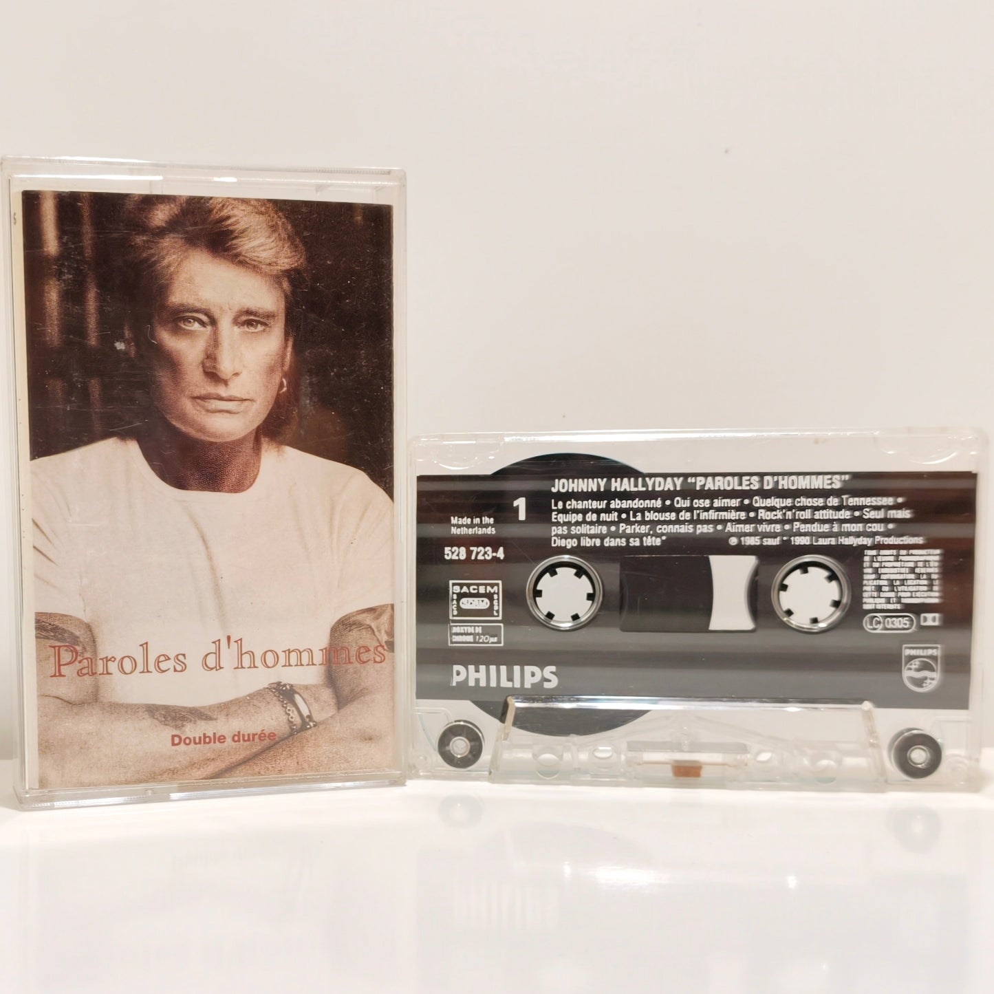 JOHNNY HALLYDAY - Paroles D'hommes