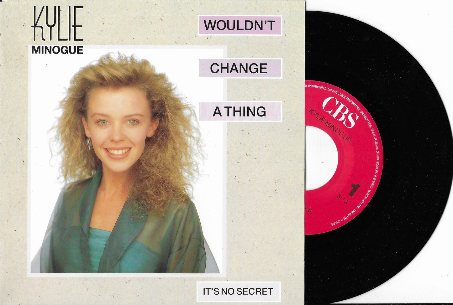 KYLIE MINOGUE - Wouldn't Change A Thing