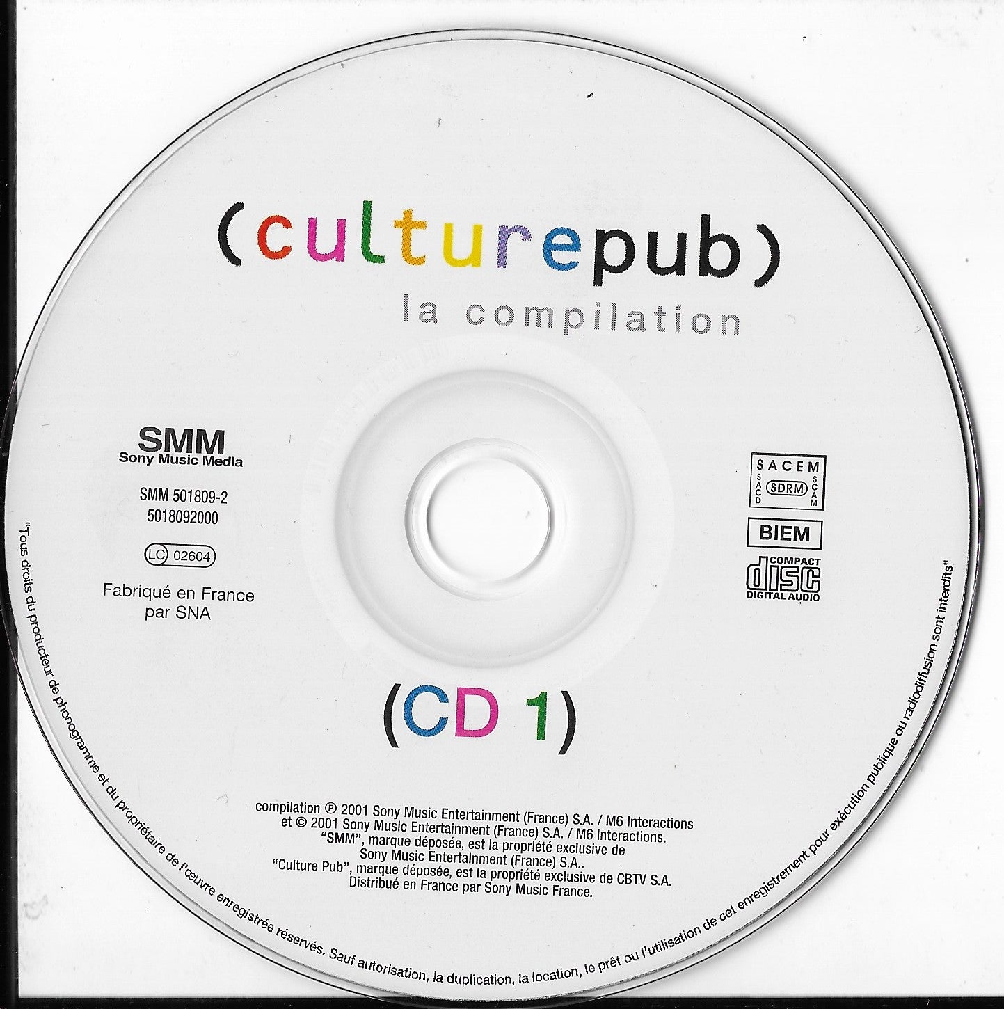 CULTURE PUB - La Compilation Le Meilleur De La Musique Pub