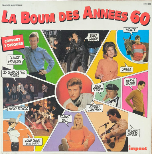 LA BOUM DES ANNEES 60 (Coffret 3 vinyles)