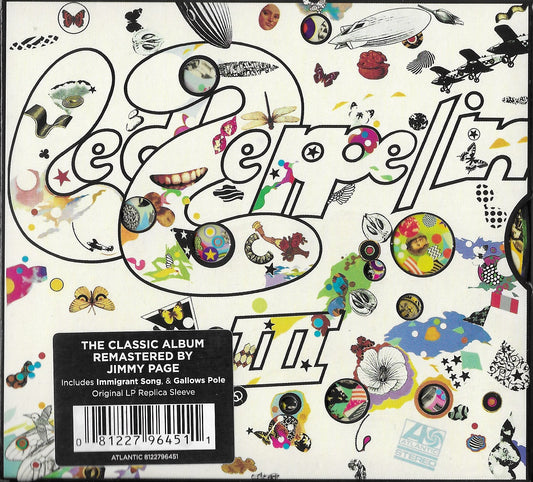 LED ZEPPELIN - Led Zeppelin III (Gatefold Cardboard Sleeve)