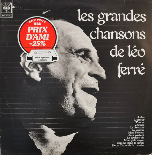 LEO FERRE - Les Grandes Chansons De Léo Ferré