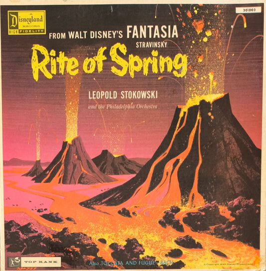 LEOPOLD STOKOWKI and the PHILADELPHIA ORCHESTRA - From Walt Disney's Fantasia: Rite Of Spring/Toccata And Fugue