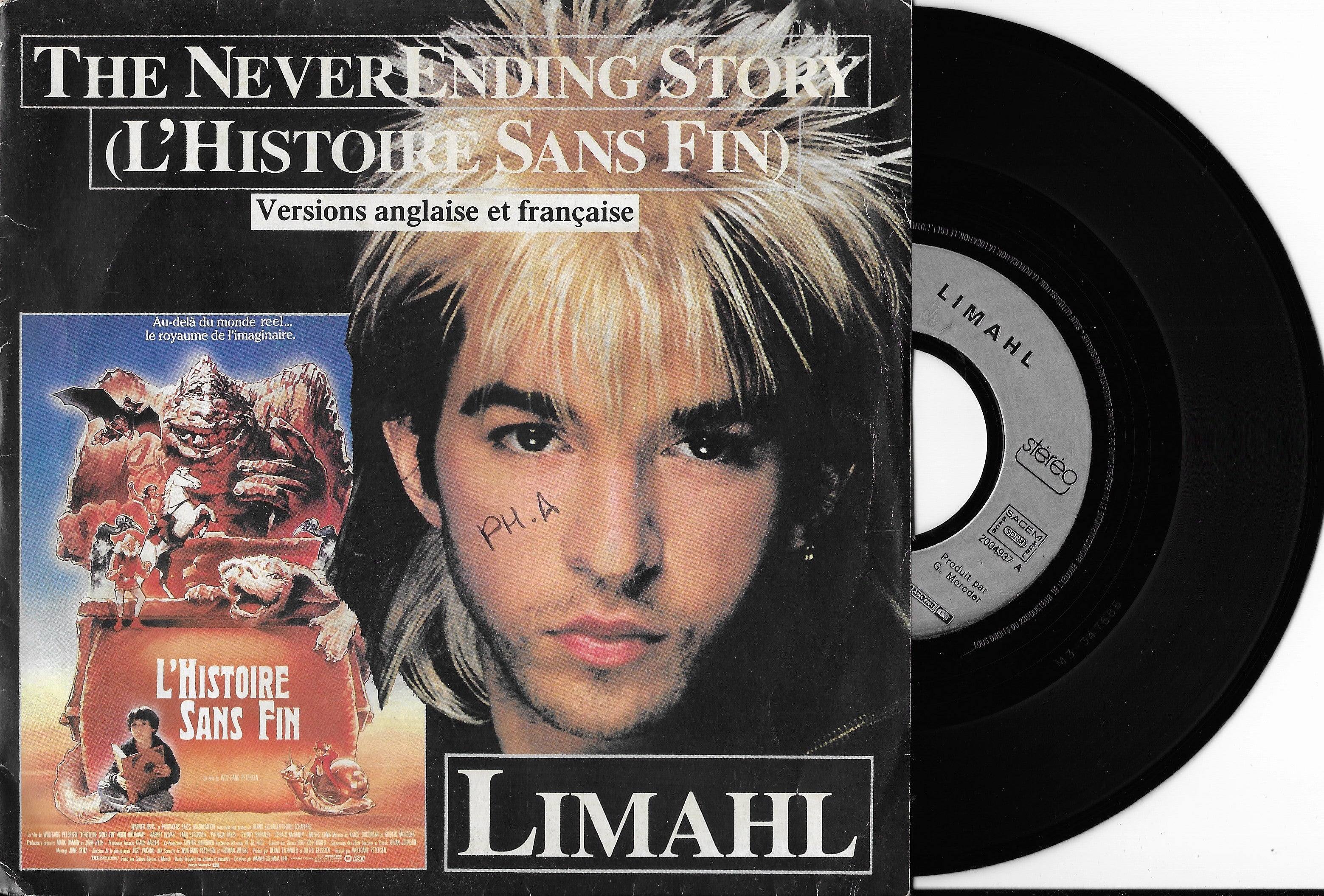 Disque Vinyle 45 tours Occasion - LIMAHL - The NeverEnding Story = L