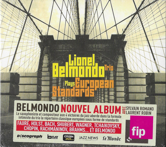 LIONEL BELMONDO TRIO - Plays European Standards (Neuf scellé)