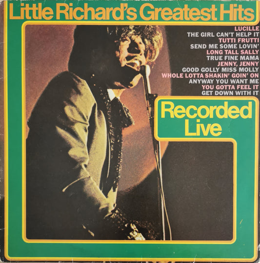 LITTLE RICHARD - Little Richard's Greatest Hits Recorded Live