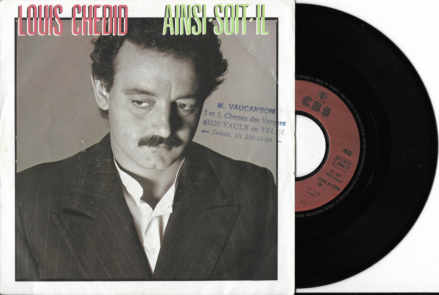 LOUIS CHEDID - Ainsi Soit-il