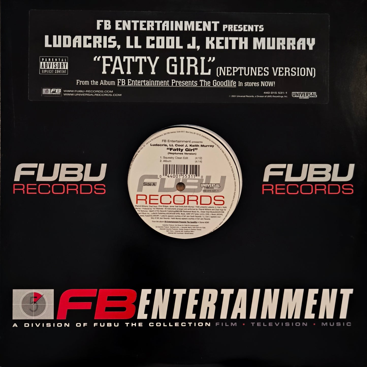 LUDACRIS, LL COOL J & KEITH MURRAY - Fatty Girl (Neptunes Version)