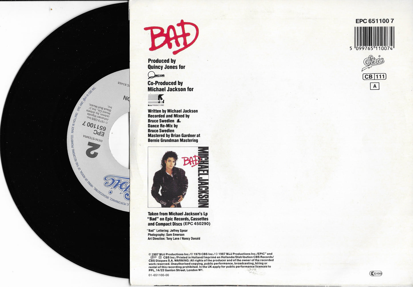 MICHAEL JACKSON - Bad