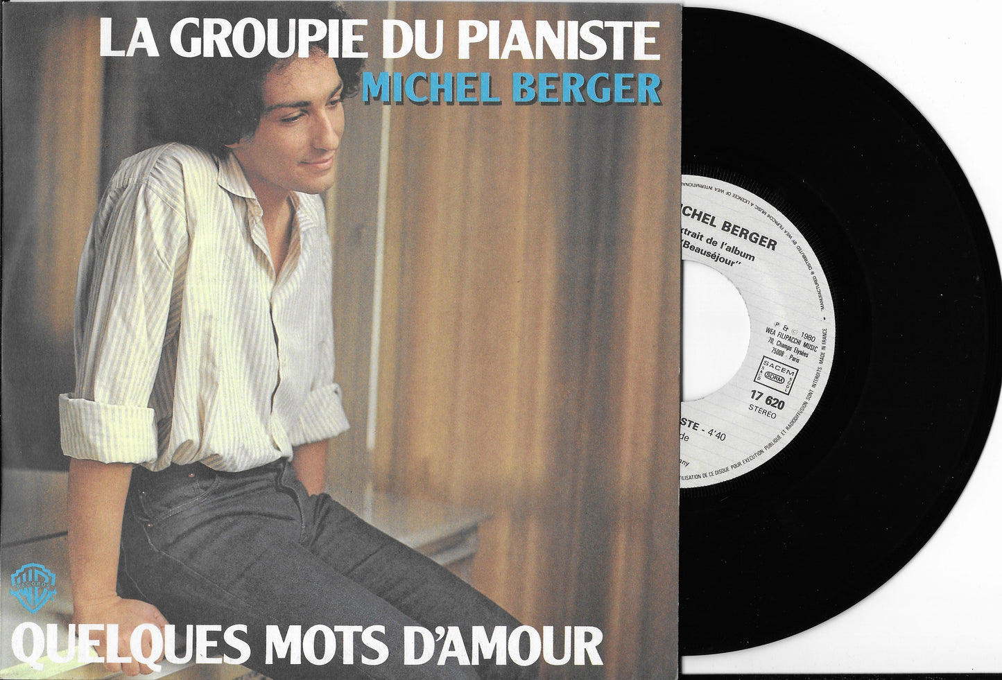 MICHEL BERGER - La Groupie du pianiste / Quelques mots d'amour