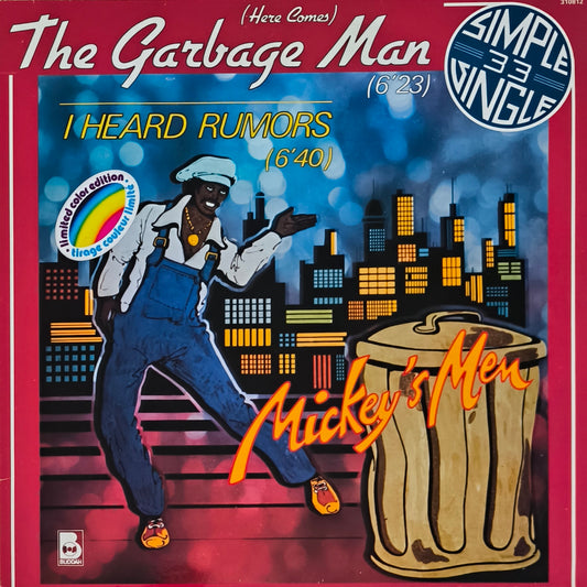 MICKEY'S MEN - (Here Comes) The Garbage Man (vinyle couleur)