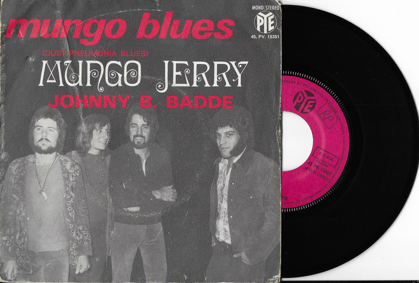 MUNGO JERRY - Mungo Blues (Dust Pneumonia Blues)