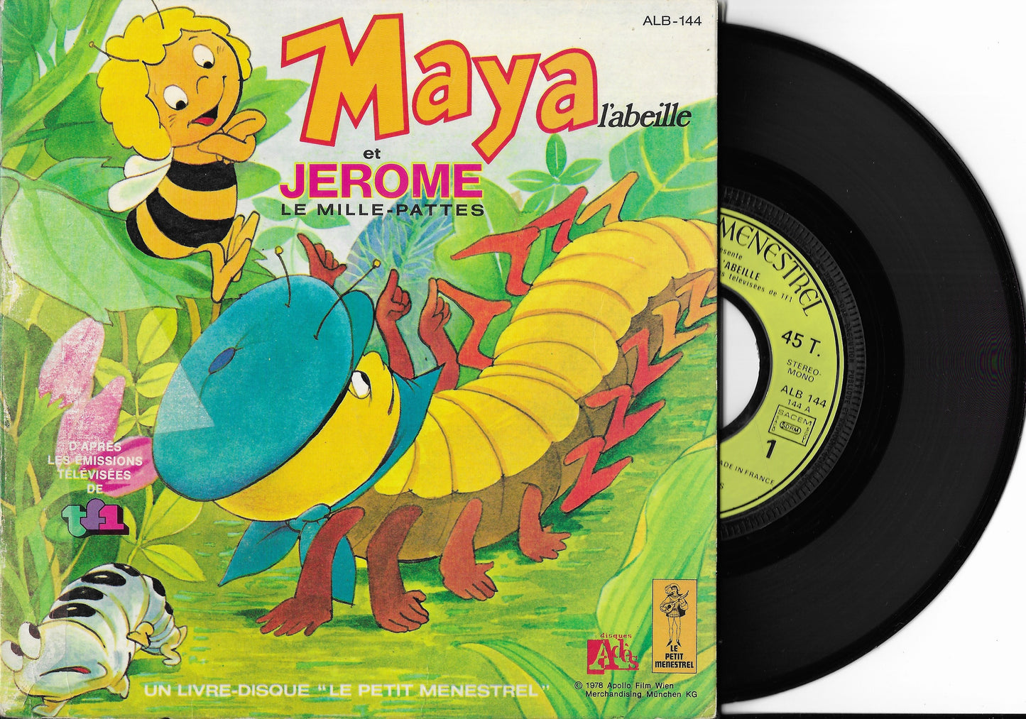 Maya L'abeille Et Jérôme Le Mille-Pattes (livre-disque)