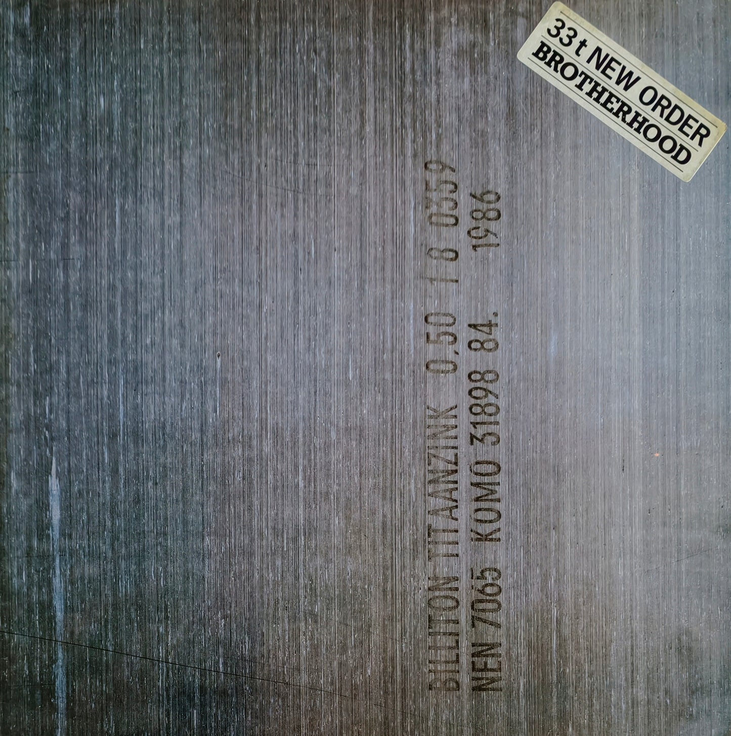 NEW ORDER - Brotherhood