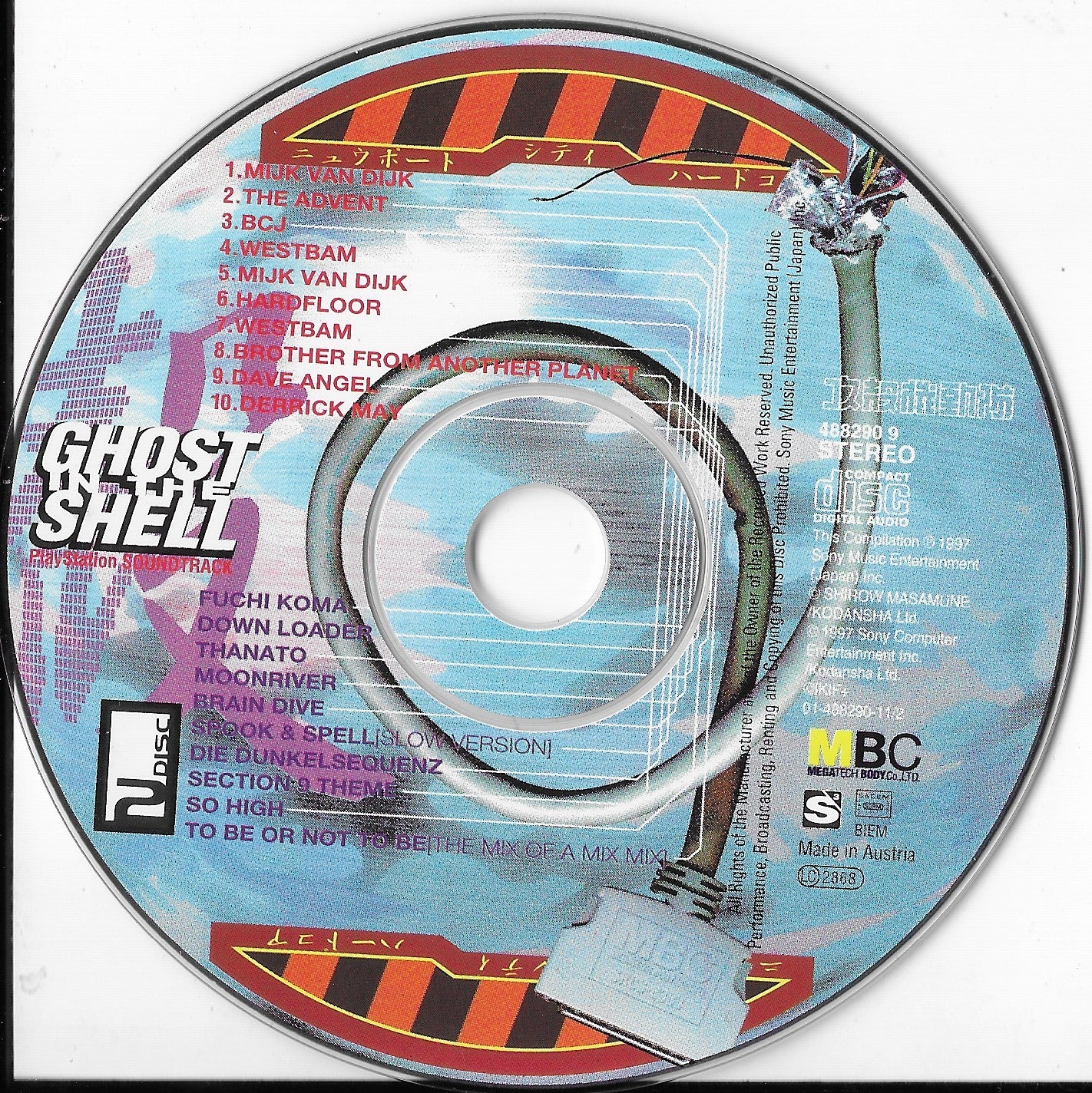 GHOST IN THE SHELL - Megatech Body.CD.,Ltd. PlayStation Soundtrack