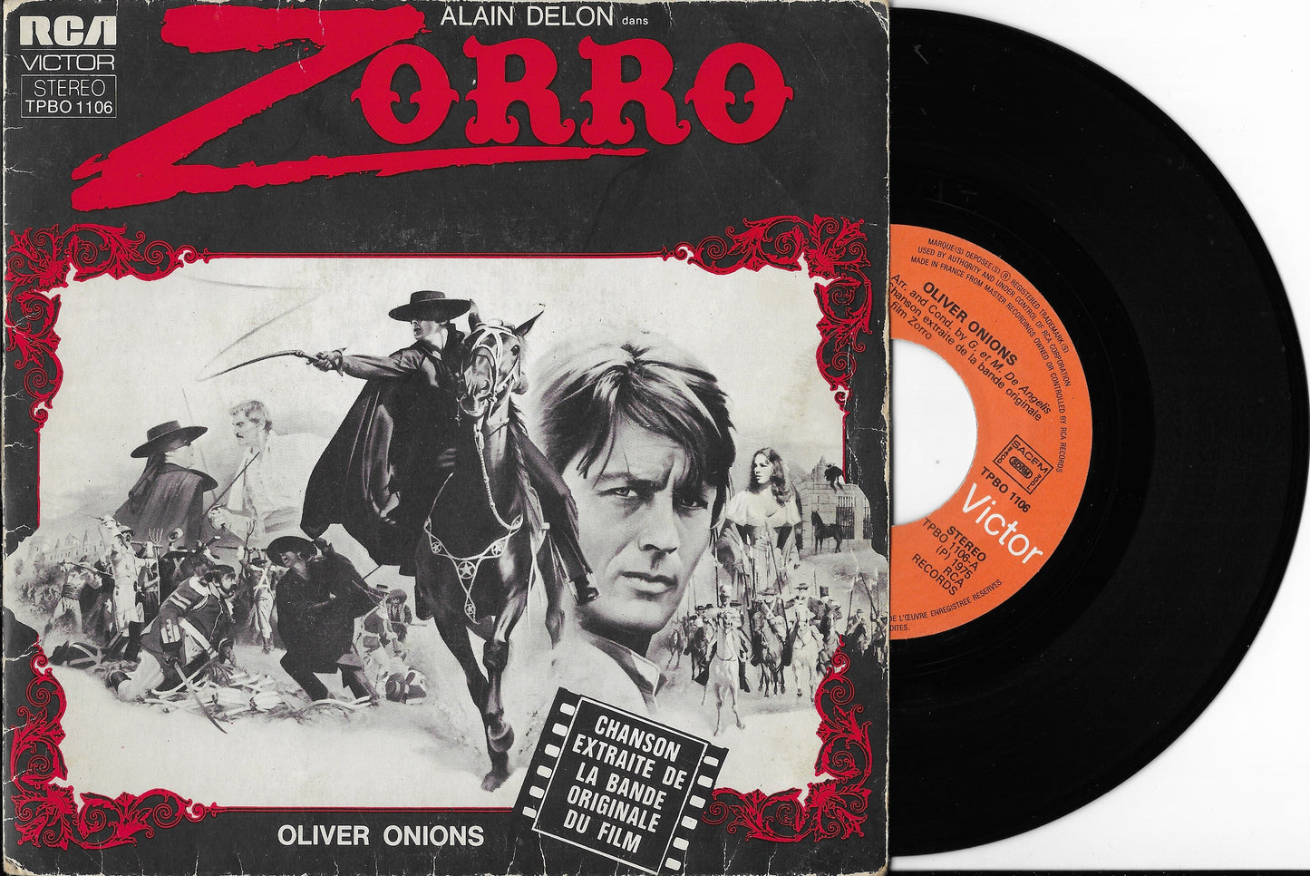 OLIVER ONIONS - Zorro Is Back - Chanson Extraite de la Bande Originale Du Film " Zorro "