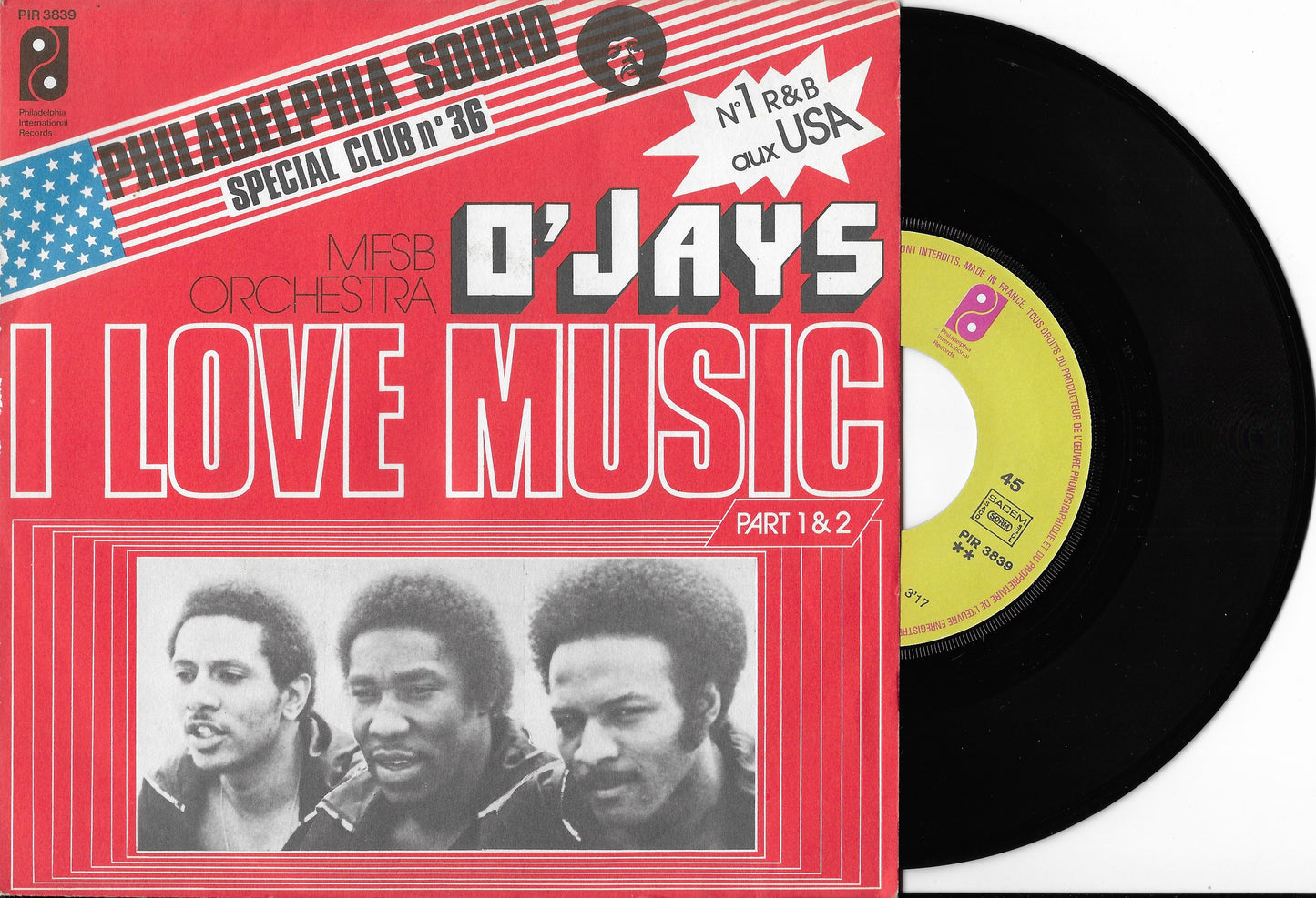 O'JAYS - I Love Music (Part 1 & 2)