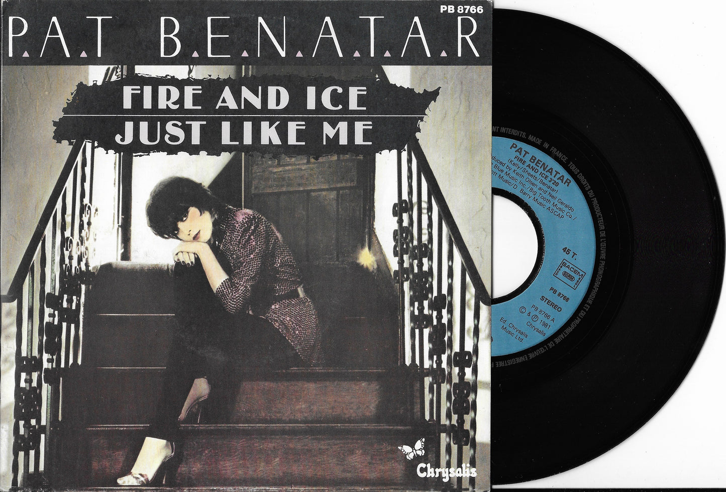PAT BENATAR - Fire And Ice / Just Like Me
