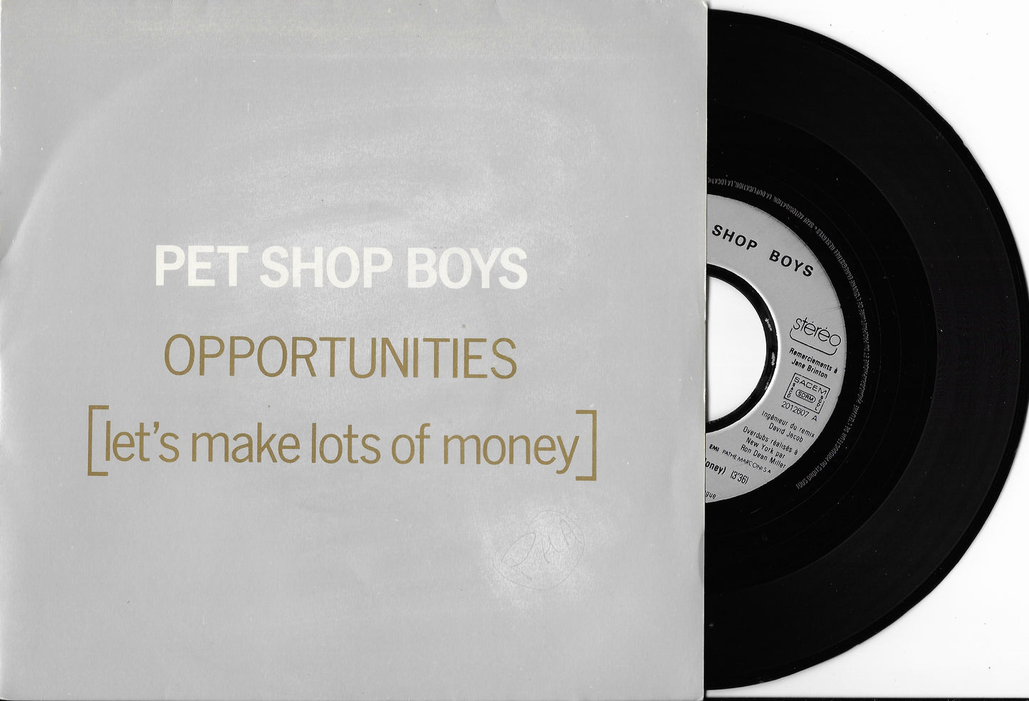 PET SHOP BOYS - Opportunities (Let's Make Lots Of Money)