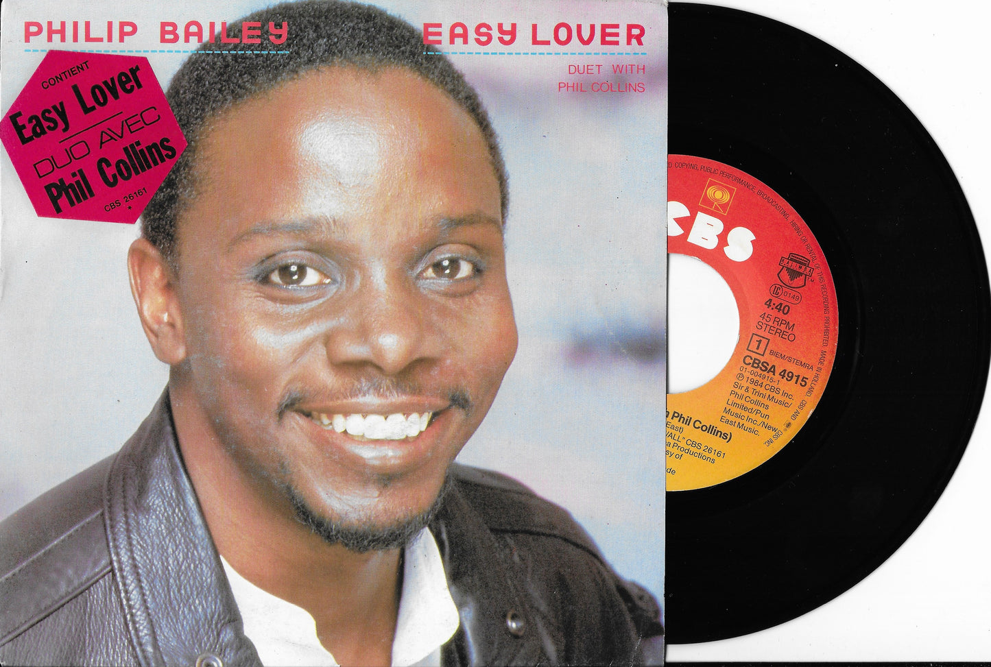 PHILIP BAILEY duet with PHIL COLLINS - Easy Lover